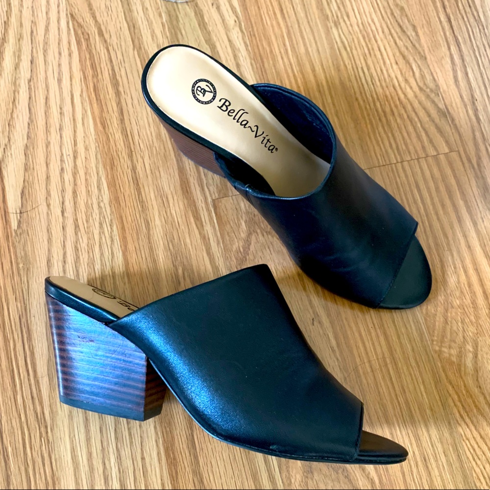 Bella Vita Kathy Open Toe Mule